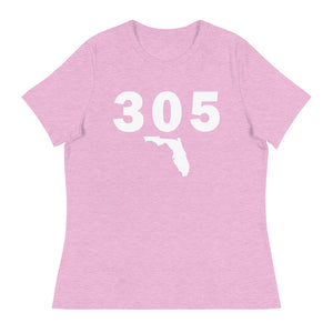 305 Area Code Women's Relaxed T Shirt