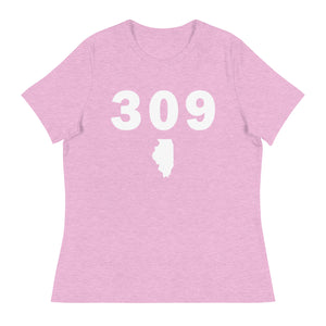 309 Area Code Women's Relaxed T Shirt