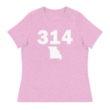 Load image into Gallery viewer, 314 Area Code Women&#39;s Relaxed T Shirt