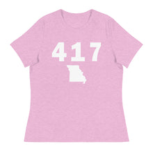 Load image into Gallery viewer, 417 Area Code Women&#39;s Relaxed T Shirt
