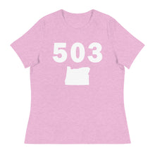 Load image into Gallery viewer, 503 Area Code Women&#39;s Relaxed T Shirt