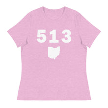 Load image into Gallery viewer, 513 Area Code Women&#39;s Relaxed T Shirt