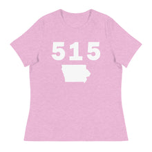 Load image into Gallery viewer, 515 Area Code Women&#39;s Relaxed T Shirt