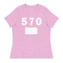 Load image into Gallery viewer, 570 Area Code Women&#39;s Relaxed T Shirt