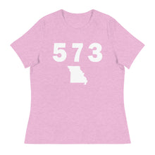 Load image into Gallery viewer, 573 Area Code Women&#39;s Relaxed T Shirt