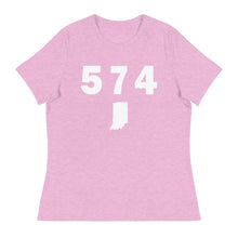 Load image into Gallery viewer, 574 Area Code Women&#39;s Relaxed T Shirt