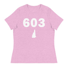 Load image into Gallery viewer, 603 Area Code Women&#39;s Relaxed T Shirt