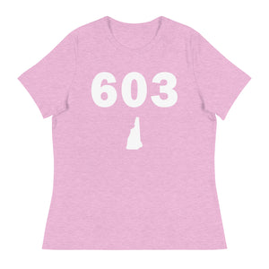 603 Area Code Women's Relaxed T Shirt