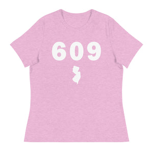 609 Area Code Women's Relaxed T Shirt