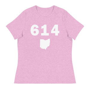 614 Area Code Women's Relaxed T Shirt