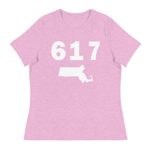 617 Area Code Women's Relaxed T Shirt