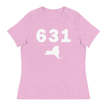 Load image into Gallery viewer, 631 Area Code Women&#39;s Relaxed T Shirt