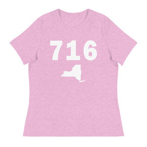 716 Area Code Women's Relaxed T Shirt