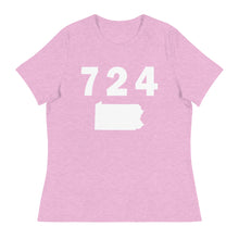 Load image into Gallery viewer, 724 Area Code Women&#39;s Relaxed T Shirt