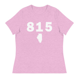 815 Area Code Women's Relaxed T Shirt