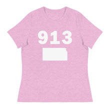 Load image into Gallery viewer, 913 Area Code Women&#39;s Relaxed T Shirt