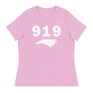 919 Area Code Women's Relaxed T Shirt