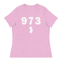 Load image into Gallery viewer, 973 Area Code Women&#39;s Relaxed T Shirt