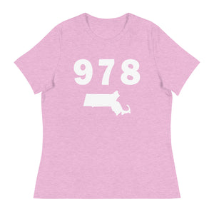 978 Area Code Women's Relaxed T Shirt