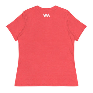 253 Area Code Women's Relaxed T Shirt