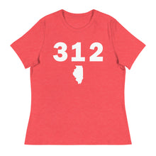 Load image into Gallery viewer, 312 Area Code Women&#39;s Relaxed T Shirt