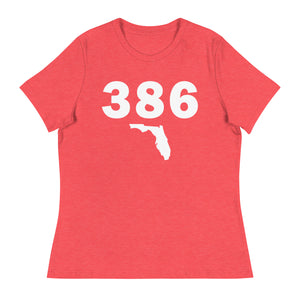 386 Area Code Women's Relaxed T Shirt