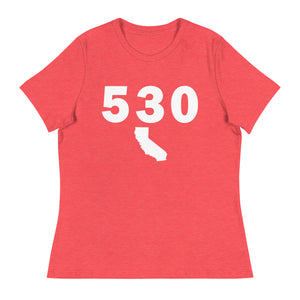 530 Area Code Women's Relaxed T Shirt