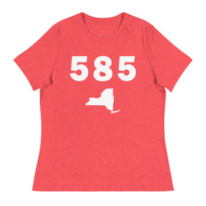 585 Area Code Women's Relaxed T Shirt