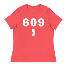 Load image into Gallery viewer, 609 Area Code Women&#39;s Relaxed T Shirt