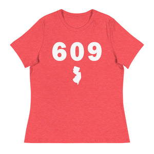 609 Area Code Women's Relaxed T Shirt