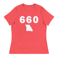 Load image into Gallery viewer, 660 Area Code Women&#39;s Relaxed T Shirt