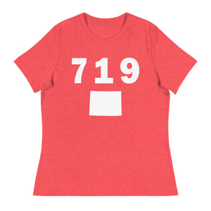 719 Area Code Women's Relaxed T Shirt