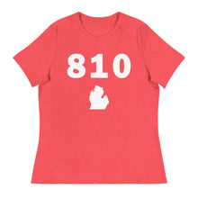 Load image into Gallery viewer, 810 Area Code Women&#39;s Relaxed T Shirt