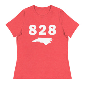 828 Area Code Women's Relaxed T Shirt