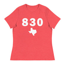 Load image into Gallery viewer, 830 Area Code Women&#39;s Relaxed T Shirt