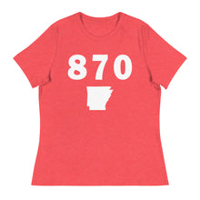 Load image into Gallery viewer, 870 Area Code Women&#39;s Relaxed T Shirt