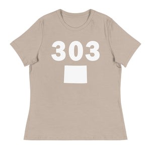 303 Area Code Women's Relaxed T Shirt