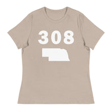 Load image into Gallery viewer, 308 Area Code Women&#39;s Relaxed T Shirt