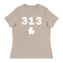 Load image into Gallery viewer, 313 Area Code Women&#39;s Relaxed T Shirt