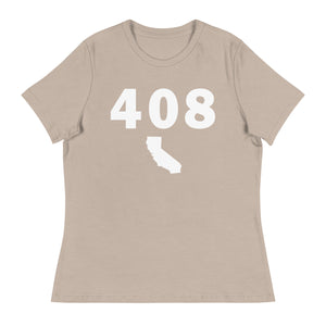 408 Area Code Women's Relaxed T Shirt