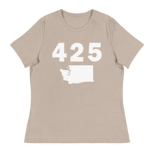 Load image into Gallery viewer, 425 Area Code Women&#39;s Relaxed T Shirt