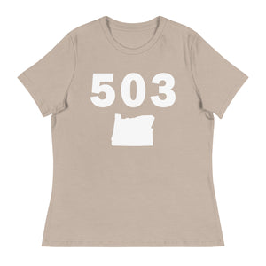 503 Area Code Women's Relaxed T Shirt