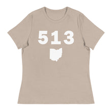 Load image into Gallery viewer, 513 Area Code Women&#39;s Relaxed T Shirt