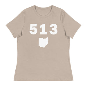 513 Area Code Women's Relaxed T Shirt