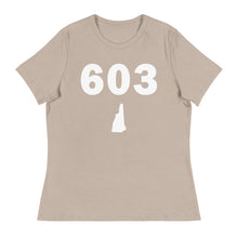 Load image into Gallery viewer, 603 Area Code Women&#39;s Relaxed T Shirt