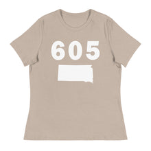 Load image into Gallery viewer, 605 Area Code Women&#39;s Relaxed T Shirt