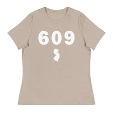 Load image into Gallery viewer, 609 Area Code Women&#39;s Relaxed T Shirt