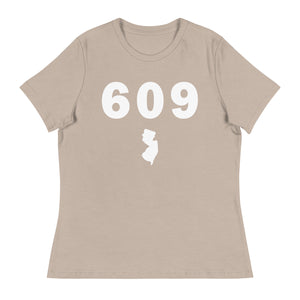 609 Area Code Women's Relaxed T Shirt