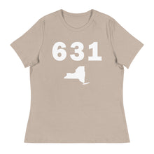 Load image into Gallery viewer, 631 Area Code Women&#39;s Relaxed T Shirt