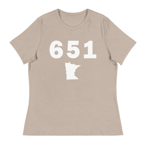 651 Area Code Women's Relaxed T Shirt